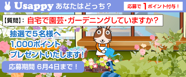 Usappyあなたはどっち？